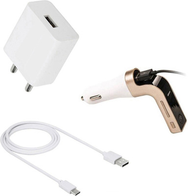 DAKRON Wall Charger Accessory Combo for Realme 7 Pro(White)