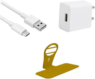 DAKRON Wall Charger Accessory Combo for Realme Narzo 20(White)