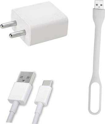 DAKRON Wall Charger Accessory Combo for Vivo Y50(White)