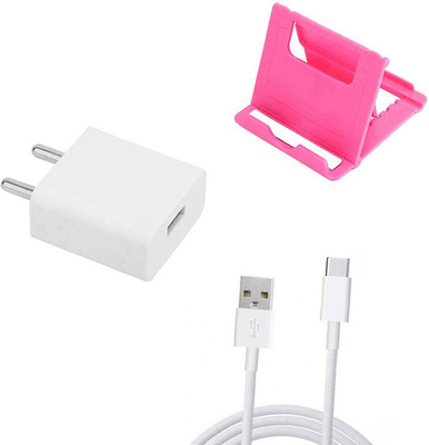 DAKRON Wall Charger Accessory Combo for Realme Narzo 20 Pro(White)