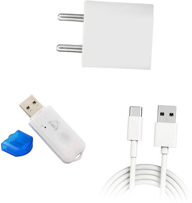 DAKRON Wall Charger Accessory Combo for Realme 6i(White)