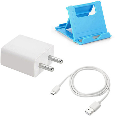 DAKRON Wall Charger Accessory Combo for Vivo V20 Pro(White)