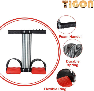 Tigon Tummy Trimmer Double Spring Ab Exerciser Multipurpose Fitness Exercise Ab Exerciser(Multicolor)