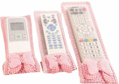 Top Trick Remote  Cover(Width: 20 cm, Pink)