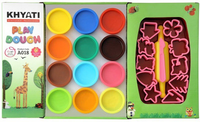 KHYATI Play Dough Set Of 12 Colours
