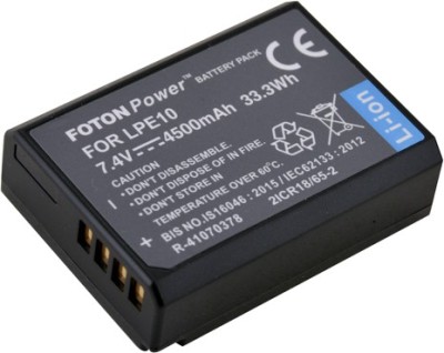 FOTON POWER 4500 mAh LP-E10 Rechargeable Lithuim ion  for Canon Digital Camera  Battery