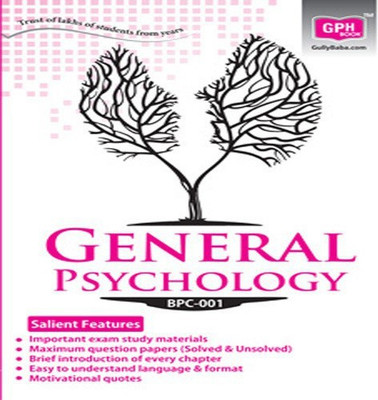 BPC-001 General Psychology(English, Paperback, Gullybaba Com Panel)