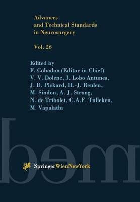 Advances and Technical Standards in Neurosurgery(English, Paperback, Cohadon F.)
