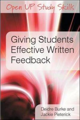 Giving students effective written feedback(English, Hardcover, Burke Deirdre)