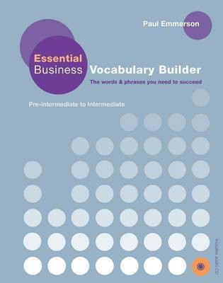 Essential Business Vocabulary Builder Students Book Pack(English, Mixed media product, Emmerson Paul)