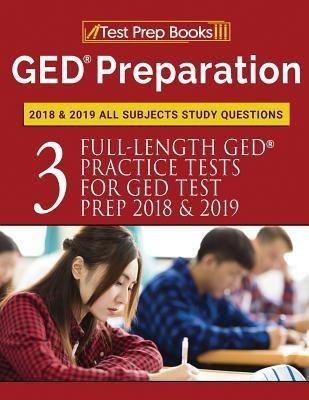 GED Preparation 2018 & 2019 All Subjects Study Questions(English, Paperback, Test Prep Books)