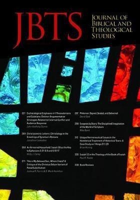 Journal of Biblical and Theological Studies, Issue 3.2(English, Paperback, unknown)