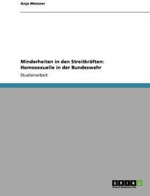 Minderheiten in den Streitkraeften(German, Paperback, Meisner Anja)
