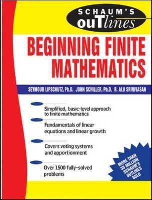 Schaum's Outline of Beginning Finite Mathematics(English, Paperback, Lipschutz Seymour)