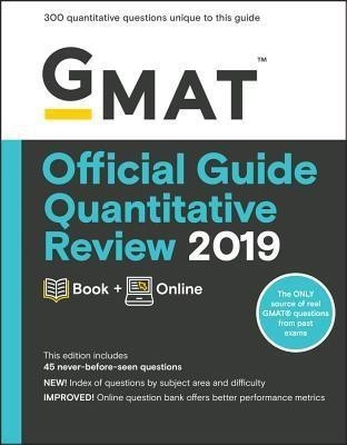 GMAT Official Guide Quantitative Review 2019(English, Paperback, GMAC (Graduate Management Admission Council))