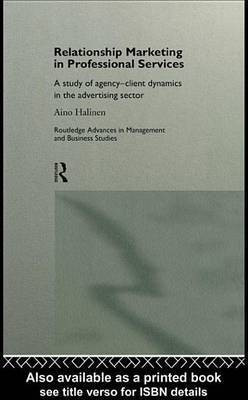Relationship Marketing in Professional Services(English, Electronic book text, Halinen Aino)