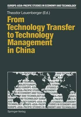 From Technology Transfer to Technology Management in China(English, Paperback, unknown)