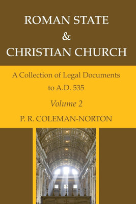 Roman State & Christian Church Volume 2(English, Paperback, Coleman-Norton P R)