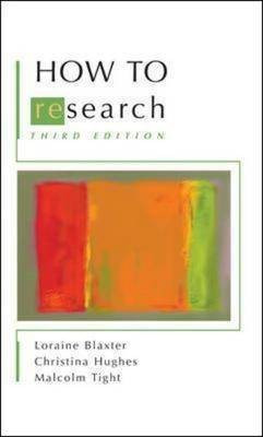 How to Research(English, Hardcover, Blaxter Lorraine)