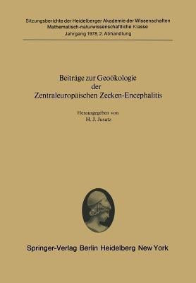 Beitraege zur Geooekologie der Zentraleuropaeischen Zecken-Encephalitis(German, Paperback, unknown)