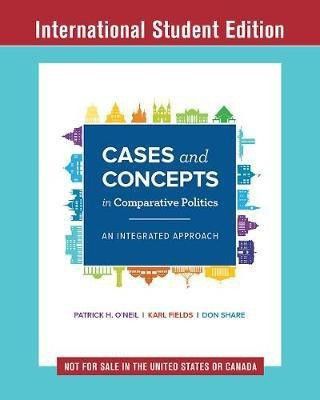 Cases and Concepts in Comparative Politics(English, Paperback, O'Neil Patrick H.)