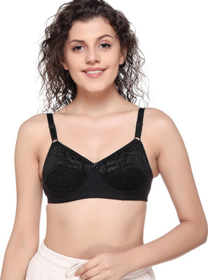 Salsa Women Full Coverage Non Padded Bra(Black)