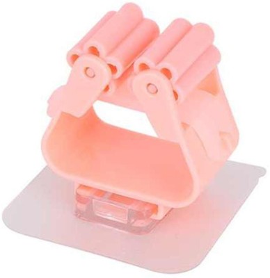 Visionplast Pink Plastic Broom Holder(1 Holders)