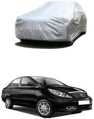 Gromaa Car Cover For Tata Manza (Without Mirror Pockets)(Silver)
