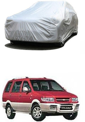 Gromaa Car Cover For Chevrolet Tavera (Without Mirror Pockets)(Silver)