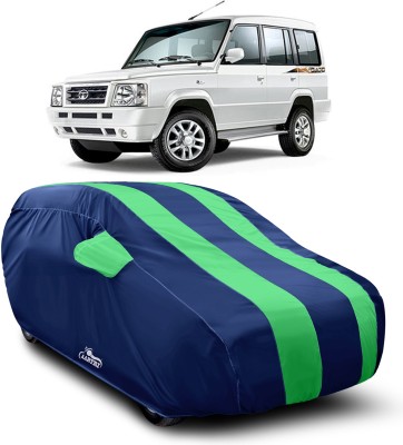 DROHAR Car Cover For Tata Sumo Gold (With Mirror Pockets)(Green, Blue)