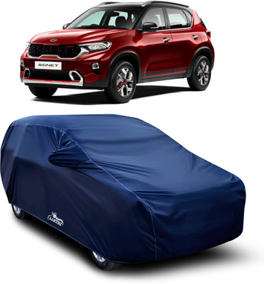 XAFO Car Cover For Kia Sonet (With Mirror Pockets)(Blue)