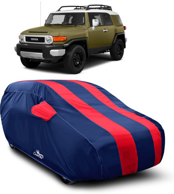 XAFO Car Cover For Toyota Cruiser (With Mirror Pockets)(Red)