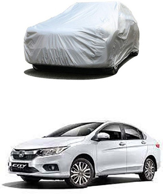 Gromaa Car Cover For Honda City ZX (Without Mirror Pockets)(Silver)