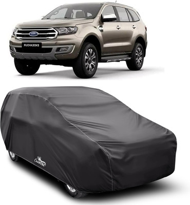 XAFO Car Cover For Ford Endeavour (With Mirror Pockets)(Grey)