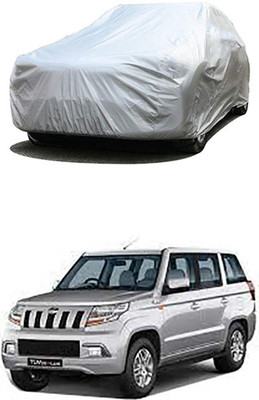 Gromaa Car Cover For Mahindra TUV300 (Without Mirror Pockets)(Silver)