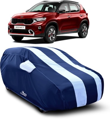 VITSOA Car Cover For Kia Sonet (With Mirror Pockets)(White)