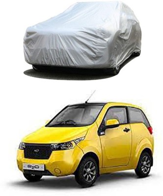 Gromaa Car Cover For Mahindra e2o (Without Mirror Pockets)(Silver)