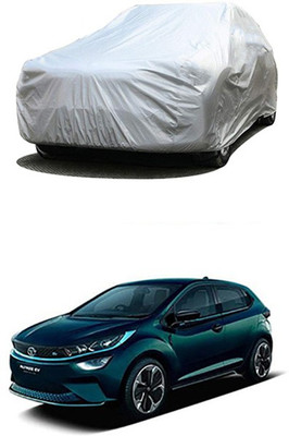 Gromaa Car Cover For Tata Altroz EV (Without Mirror Pockets)(Silver)