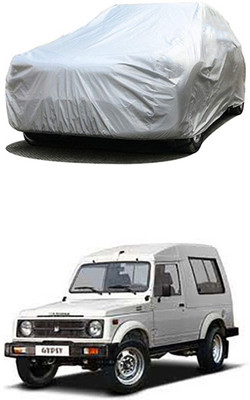Gromaa Car Cover For Maruti Suzuki Gypsy (Without Mirror Pockets)(Silver)