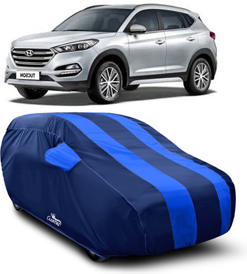 XAFO Car Cover For Hyundai Tucson (With Mirror Pockets)(Blue)