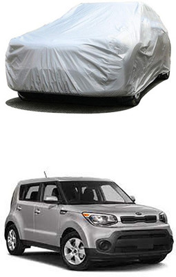 Wadhwa Creations Car Cover For Kia Soul (Without Mirror Pockets)(Silver)