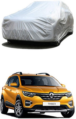 Wadhwa Creations Car Cover For Renault Triber (Without Mirror Pockets)(Silver)
