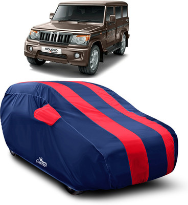 XAFO Car Cover For Mahindra Bolero (With Mirror Pockets)(Red)