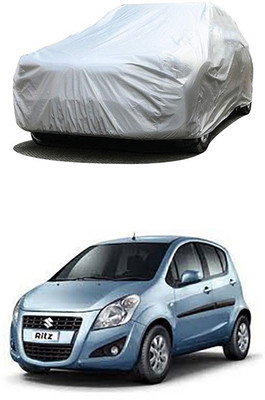 Gromaa Car Cover For Maruti Suzuki Ritz (Without Mirror Pockets)(Silver)