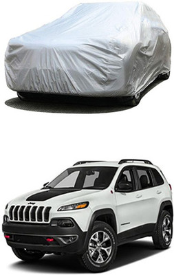 Wadhwa Creations Car Cover For Jeep Universal For Car (Without Mirror Pockets)(Silver)