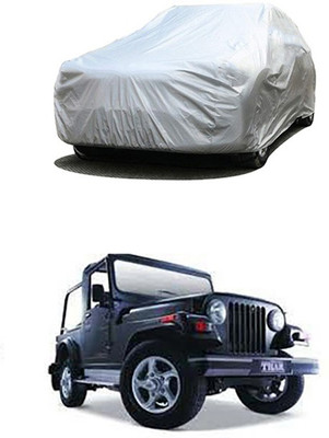 Wadhwa Creations Car Cover For Mahindra Thar (Without Mirror Pockets)(Silver)