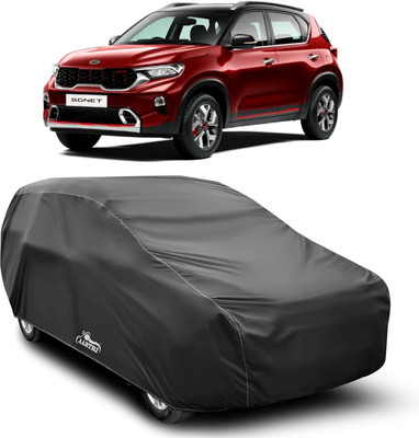 XAFO Car Cover For Kia Sonet (With Mirror Pockets)(Grey)