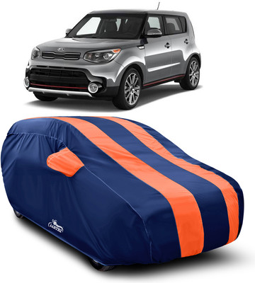 XAFO Car Cover For Kia Soul (With Mirror Pockets)(Orange)