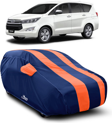 XAFO Car Cover For Toyota Innova Crysta (With Mirror Pockets)(Orange)