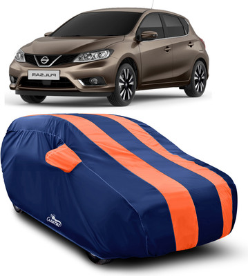 XAFO Car Cover For Nissan Pulsar (With Mirror Pockets)(Orange)